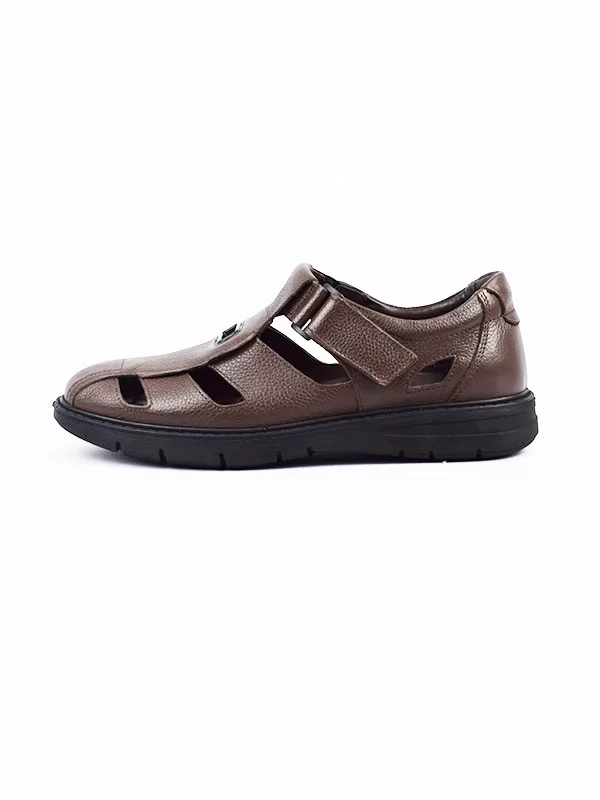 CHAUSSURE Confort SM120 MARRON Cuir miniature